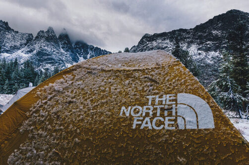 Tenda The North Face gialla