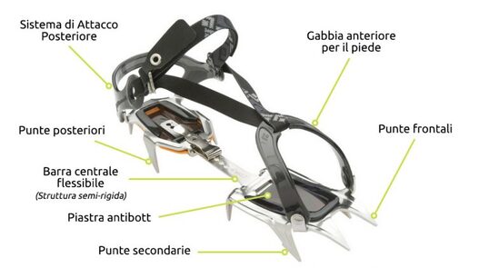 Ramponi Da Ghiaccio Antiscivolo Con 11 Denti In Acciaio – Tacchetti Universali Per Scarponi Da Neve, Taglia L (40-43) - 3