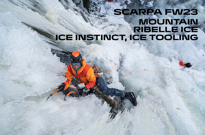 Scarpa Presenta Ribelle Ice, Ice Instinct Ice ToolingAttrezzaturaTrekking.it
